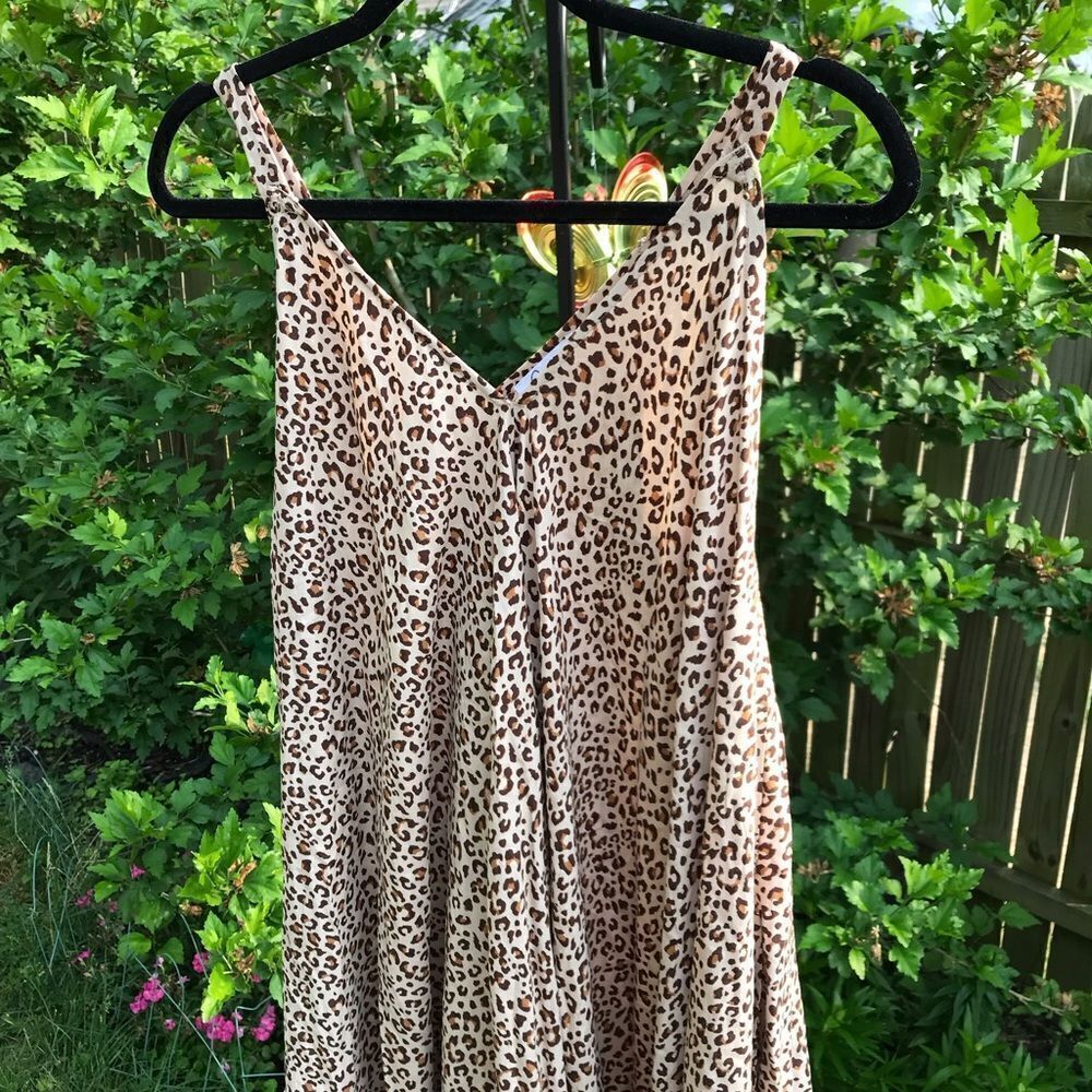 Leopard Print Jumpsuit - Picture 2 of 13